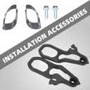 MITZONE Front Tow Hooks Right & Left with Bushing Compatible with 2019 2020 2021 2022 2023 2024 RAM 1500 Replace 68272944AB 68272945AB