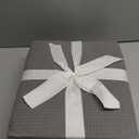 Great Bay Home 100% Cotton Blanket for King Size Bed | Lightweight and Breathable Waffle Weave Blankets for Summer & Spring | Versatile, Layering Grey Bed Blanket, Light Grey, 102x90 inches