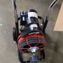 VEVOR Drain Cleaner Machine 100FT x 3/8 Inch, Auto Feed Sewer Snake Auger on Wheels, 370W Portable Drain Cleaning Machine with 8 Cutters & Air-activated Foot Switch for 2" to 4" Pipes