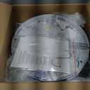 Low Profile Ceiling Fans with Lights,27.2 Black Modern Dimmable Flower Shape Ceiling Light Fan with Remote Control/app Control,Timing 6 Gear Speeds Fan Ceiling Lamp.