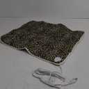 Heating Pad,Electric Heating Pads for Back,Hot Heated Pad for Abdomen,Shoulder,Knee,Multiple Temp and Auto Shut Off (20" x 24", Leopard Print)