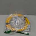 AMI PARTS 72" Flexible Gas Line Kit Yellow Coated, Gas Hose Connector Kit for Dryer, Stove, Water Heater,5/8" OD(1/2" ID) Stainless Steel Gas Line with Connector 1/2" MIP &1/2"FIP & 3/4"MIP Fitting