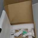 VERVERAY Solar Panel for Ring Camera, 6W Solar Charger with USB-C & Barrel Plug for Ring Stick Up Cam Plus/Pro & Spotlight Cam Battery Series, Waterproof, 16ft Cable, White