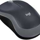 Logitech M185 Wireless Mouse, 2.4GHz with USB Mini Receiver, 12-Month Battery Life, 1000 DPI Optical Tracking, Ambidextrous PC/Mac/Laptop - Swift Grey