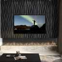 12 x STICKGOO Black 3D Wall Panels, Wave Design Textured PVC Wall Panels, 19.7''x19.7'' Modern Accent Wall Panels for Interior Wall Decor Bedroom Office Living Room