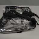 Oraben Clear Tote Bag Clear Bag Stadium Approved 12x6x12 Stadium Bag for Work, Sports Games, Gym