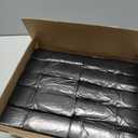 TYPLASTICS Trash Can Liner - Wholesale 1000 Count Black Garbage bags on Perforated Roll 7-10 Gallon Multipurpose for Office Bathrooms Business Home Commercial and Industrial Needs 24" x 24"