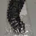 Micro Loop Deep Wave Knotless Pre-Separated Feather Crochet Human Hair Extensions Invisible Crochet Human Hair For Curly Braiding 60g (Natural black, 18inch)