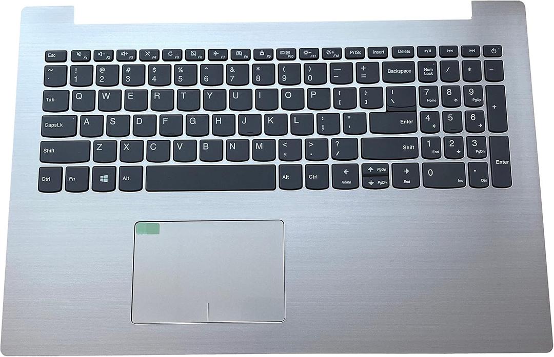 Replacement for Lenovo IdeaPad 320-15 320-15IKB 330-15AST 80xs0024us Laptop Upper Case Palmrest Keyboard Touchpad Assembly Part 5CB0N86311 SN20M63090 Top Cover Sliver