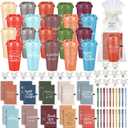 Willinglong 60 Pcs Employee Appreciation Gift Set, Including 16oz Thank You Tumblers Notebooks Ballpoint Pens and Bags Holiday Gifts for Office Colleagues, Teachers and Team (Thanks,Vibrant)