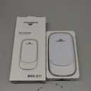 Air Ionizers, Plug in Negative Ion Air Purifier, Pet Odor Eliminator for Dogs/Cats, Ozone Free Quiet Air Freshener for Small Spaces/Cat Litter Room, Kitchen, Smoke Dust, Mini Air Cleaner (Pearl White)