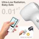 Cordless Hair Dryer for Baby, Kids Model with Charging Base, Gentle Airflow Mini Hair Dryer, Portable Travel Design, Small Dryer for Infant Delicate Skin