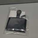 Small Wallet for Women Bifold RFID Blocking Card Holder Leather Wallets with Zipper Coin Pocket (Black)