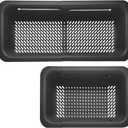 LASSHSWA Collapsible Colander for Kitchen, Over the Sink Strainer Basket for Kitchen, Fruit Pasta Food Strainer Expandable Plastic Colander BPA Free (Black)