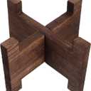 Unomor Wood Drink Dispenser Holder and Plant Stand - Sturdy Floor Stand for Indoor Use, Fits 1-5 Gallon Water Bottles, Compatible with Various Plant Pots