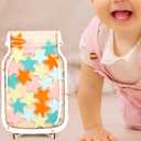 50Pcs Stars Magnetic Reward Jar Classroom, Star Reward Jar Personalized Reward Jar Reward Jars for Kids Behavior Management Classroom Tools