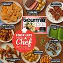 Gourmia French Door Air Fryer 25 Qt Large Capacity Convection Oven, Fryforce 360, Digital Display with 17 Cooking Presets, Bake, Toast, Roast, Dehydrate, Fits 12 Pizza