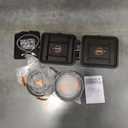 Hisencn Camping Stove,2 Burner Propane Stove,20000 BTU/h Camping Cooking set Includes Frying Pan,Kettle and Pot,Adjustable Burners & Piezo Ignition,Portable stove for camping Outdoor,Blue (Navy)