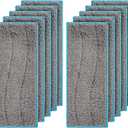 BlueStars 10 Packs m6 Washable and Reusable Wet Mopping Pads - Compatible with iRobot Braava Jet M Series Braava Jet m6 (6110) (6012) (6112) (6113) Ultimate Robot Mop - Microfiber Deep Clean Mop Pads