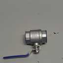 VARMHUS NPT Female 316 Stainless Steel Full Port Ball Valve Vinyl Handle WOG1000 (1-1/4")