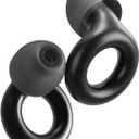 Loop Experience 2 Ear Plugs  Stylish Certified Hearing Protection for Concerts & Festivals, Live Events, Musicians, Sports, DJs and Nightlife  17dB Noise Reduction Earplugs (High-Fidelity) (Black)