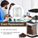 DBM-8GC Grind Chamber With Lid for Cuisinart Burr Coffee Grinder DBM-8P1, Removable Grind Chamber for Food Processor Replacement Parts