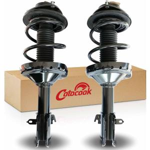 Front Complete Struts and Shock Absorbers Assembly Compatible with Subaru Impreza 2012-2014, Shock Absorbers with Coil Spring Pair, Replacement for 2333445L 2333445R