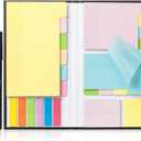 Mr. Pen- Transparent Sticky Notes Set, 380 Pack, Transparent Sticky Notes Tabs with Black Fineliner Pen for Bible Study, Office, School, Planning, Journaling & Organization
