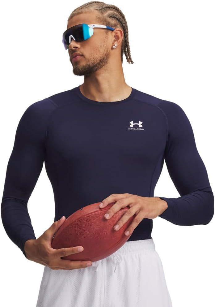 Under Armour Men's HeatGear Compression Long-Sleeve T-Shirt, XS