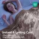 Cooling Blanket Twin 60"x80" for Hot Sleepers | Cold Summer Soft Blanket for Bed Couch and Travel Absorbs Heat Q-Max>0.35 Cool Lightweight Throw for Night Sweats Menopause
