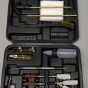 Hantoptik Gun Cleaning Kit .22 and .223 Caliber, Rifle 5.56 Cleaning Kits with Portable Carrying Case, Brushes, Cleaning Rod (Black)