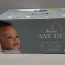 Pampers Amore, Size 1 (8-14 lbs), 82 Count, Our Best Diaper Hypoallergenic & Fragrance Free, Up to 100% Leakproof, Soft as Cashmere