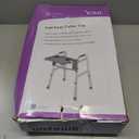 DMI Walker Tray, Rollator Tray, Mobility and Walker Accessory Tray Table Fits Most Standard Walkers, Folding with Two Cup Holders and Tool Free Assembly, 16 x 11.8 inch