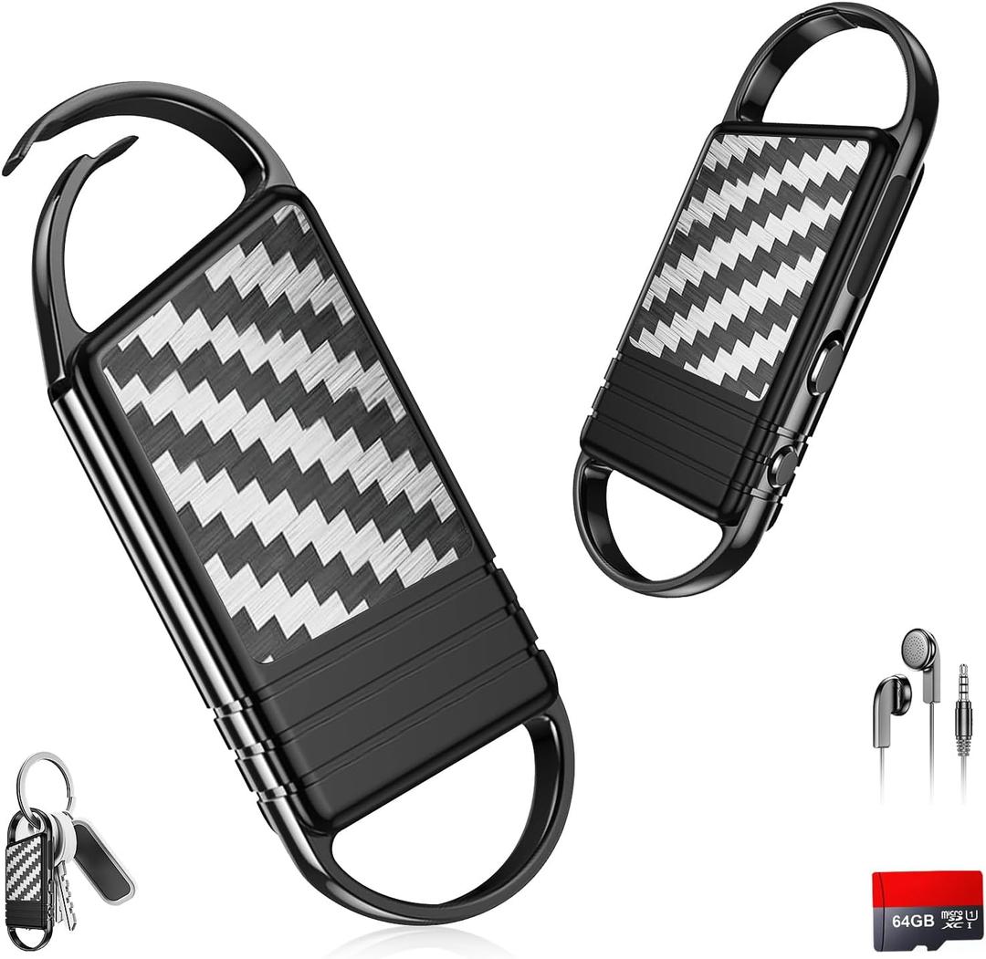 72GB Voice Activated Recorder - Tallkcoder Recording Device with AI-Intelligent Noise Reduction for Lectures Meetings, Dictaphone Digital Voice Recorder, Audio Recorder for Interviews, Class, MP3