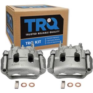 TRQ Front Brake Caliper Set Compatible with 2007-2014 Ford Edge 2007-2015 Lincoln MKX