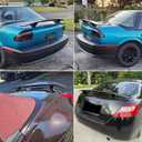 DREAMIZER 47" Universal Car Rear Trunk Spoiler Wing Matte Black Sport Style W/Adhesive Compatible with Ford Focus Honda Civic Accord Toyota Corolla Camry Nissan Altima Mazda and More