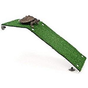 Penn-PLAX Reptology Turtle Basking Platform Ramp Also Great for Frogs, Newts, Salamanders, and Axolotls 17.5 x 6