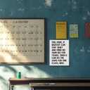 EVXID Funny High Middle School Classroom Wall Decor Canvas Art Print Framed 12 x 15 inch (Class21)