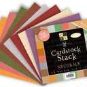 DCWV Cardstock Stack, Match Makers Neutrals, 58 Sheets, 12 x 12 inches, Black