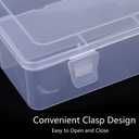 Plastic Nail Art Tools Organizer Nail Brushes Container Case Manicure Tools Holder Double Layers Large Capacity Nail Tools Storage Box (clear)