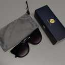 EASY READ Bifocal Reading Sunglasses for Women，Fashion Sun Readers UV400 Protection(Magnification 2.00, Black)