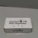 Dual Band WiFi Extender – 1200Mbps WiFi Range Booster, 105-Device Support, Easy Setup,WiFi Booster with 4 Directional Antennas (12880 Sq.ft Coverage) and Ethernet Port, EasyMesh