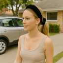 2 x Black Velvet Braided Headband & Scrunchie Set  Matching Hair Accessories for Women & Girls