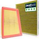 Activated Carbon Cabin & Engine Air Filter Set fit for Buick Encore GX/Envista (2020-2025), for Chevy Trailblazer/Trax (2021-2026), Replace Part NO. CF11966, CA12814