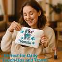 French Bulldog Gifts Set Includes French Bulldog Sock, Makeup Bag, Bracelets, Stickers -Frenchie Gifts for Women (One Size)