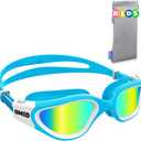 OMID Kids Swim Goggles, P2mini Polarized Swimming Goggles Comfortable for Age 6-14