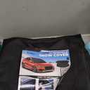 EcoNour Windshield Cover for Ice and Snow  Universal Fit for Car, SUV, Truck, Heavy Duty 600D Oxford Fabric Frost Protector for Ice & Sleet, Includes AntiTheft Straps, Medium (69"x42")