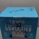 Stainless Steel Humidifier, 3L Warm Mist Humidifier, Easy Clean with Warm Steam Humidifier, Healthy Air Mist Humidifiers for Bedroom Living Room, with Sleep Mode and Auto-off Setting