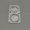 for MagSafe Charger: Magnetic Wireless Charging Pad for iPhone 17 16 15 14 13 12 Series & AirPods 4-2 Pro, Strong Magnet, Aluminum Alloy, USB-C/A Ports, Ultra-Thin & Portable, Ideal for Desk & Bedside (White)