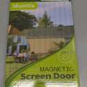 UnBugs Magnetic Screen Door - Fits Doors up to 34 x 82 Inches Max (Item Size 36 x 83) - Pet & Kid Friendly Self-Closing - Hands Free Magnet Closure - Bugs Out & Breeze In